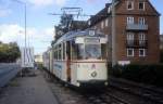 Rostock RSAG SL 12 (Gotha-GTw 724) Hamburger Strasse am 21. September 1991.