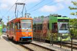 Rostock RSAG Dienstfahrt (Arbeitstriebwagen T6A2 551) Dierkower Kreuz am 16.