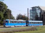 Mit diesem Bild endet die Ära der Tatra in Rostock in meiner Bildersammlung.

Tatra Straßenbahn NR. 703 der RSAG in Rostock am 18.09.2013