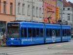 Bombardier Nr. 818 des Nahverkehr Schwerin in Schwerin am 18.08.2015