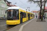 Strausberg STE SL 89: Flexity 0041 Lustgarten am 31. März 2015.