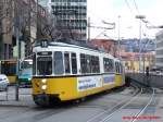 Ein letzter planmiger GT-4 Zug auf der Linie 15 kurz vor der Umstellung auf die U15 kommt aus dem Charlottenplatz hoch.