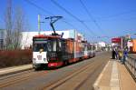 Zwickau - SVZ/Linie 3 - 933 + 932 an der Hst. Steinkohlenwerk/Glck Auf Center am 02.04.2009