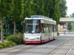 Wagen 911 Linie3 nach Eckersbach am 28.06.2014 auf der Äusseren Schneeberger Strasse. 