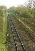 Zwischen April und Dezember 2004 wurde die Bahnstrecke Hamburg-Harburg–Buchholz (Nordheide) von Grund auf saniert und zu diesem Zweck komplett gesperrt.