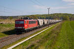 Nach 4 Monaten hat es mit 155 191 am 11.05.2023 endlich mal wieder eine 155 nach Rügen verschlagen. Aufgenommen bei Lietzow.
