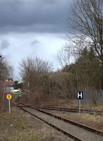 Die Vegetation breitet sich immer weiter aus, hier Bahnhof Bad Düben,das Ausfahrtssignal Richtung Söllichau ist fast nicht mehr auszumachen, es ist allerdings seit Jahren