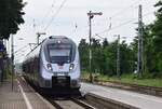 442 307 rollt als RE13 in Königsborn in Richtung Magdeburg ein.

Königsborn 19.07.2023