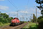 261 015-2 fuhr mit einem kurzen Güterzug durch Güterglück gen Magdeburg.
