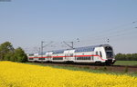 IC 2039 (Norddeich Mole-Leipzig Hbf) mit Schublok 146 571-5 bei Woltorf 7.5.16