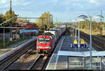 KLV-Zug (DB Schenker) mit 193 320-9 (Siemens Vectron) durchfährt den Bahnhof Calbe(Saale) Ost auf Gleis 2 Richtung Köthen.

🧰 DB Cargo
🚩 Bahnstrecke Magdeburg–Leipzig (KBS 340)
🕓 22.10.2020 | 16:25 Uhr