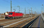 Nachschuss am Hp Halle Messe auf 187 120-1, die als Tfzf Richtung Leipzig das Gleis wechselt.

🧰 DB Cargo
🕓 18.3.2022 | 16:48 Uhr