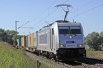 386 014-5 am 31.08.2016  13:44 nördlich von Salzderhelden am BÜ75,1 in Richtung Kreiensen