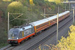 Locomore wieder im Leinetal unterwegs am 13.10.2017  17:29 in Richtung Göttingen am Km 73,2 bei Hohnstedt