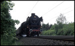 41360 mit Sonderzug bei Porta Westfalica am 25.5.1997 in Richtung Minden.