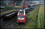 Eisenbahnunglück 1998 in Lengerich: Ein Pkw rast den Bahndamm hinauf auf die Gleise! Ein Güterzug aus Richtung Osnabrück prallt kurz hinter den Bahnsteigen mit dem Fahrzeug zusammen und