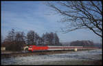 101009 erreicht hier am 21.11.1998 um 13.34 Uhr mit einem IC aus Richtung Bremen den Stadtrand in Osnabrück Schinkel.