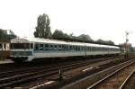 634 658-9/924 644-1/634 655-5 mit RB 7347 Coesfeld-Dortmund auf Bahnhof Coesfeld am 17-7-1997.