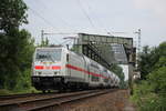 146 574 als IC unterwegs auf der Relation zwischen der Nordseeküste und dem Rheinland am 23.7.2016