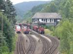 Reiterstellwerk Bahnhof Brgge(Westf.) Aufgenommen am 11.07.2007