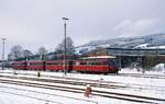 796 690 / 996 2999 / 996 309 / 796 802 in Bestwig vor dem alten Bw, 01.02.2003