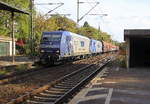 145 101-2/RBH 205 und 145 102-0 RBH 206 beide Von RHB kommen mit einem Kohlenleerzug aus dem Saarland nach Oberhausen-West(D) und kammen aus Richtung Koblenz und fuhren durch Bonn-Oberkassel in