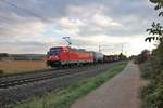 DB Cargo Bombardier Traxx 187 126-8 mit gemischten Güterzug am 25.10.18 bei Walluf rechte Rheinstrecke