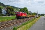 Am 02/08/2014 kam mir die 140 070-4 zum ersten Mal in der neuen Lackierung von EBM Cargo in Leutesdorf vor die Kamera.