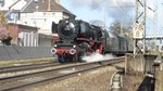 Die 01 150 am Rheingold Sonderzug durch Königswinter in Richtung Koblenz, DEN 26.03.2016