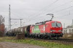 193 312  Das ist grün.  DB Vectron in Köln Porz Wahn, am 29.12.2018.