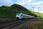 MRB-Triebwagen 460 008-6 kurz vor Boppard als RB nach Mainz Hbf.