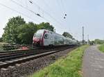 CFL Triebwagen 2303 als IC von Düsseldorf nach Koblenz bei Alfter. 1.5.2019