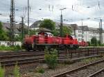 DB Schenker Rail 294 873-5 Rangiert mit 261 080-6 am 14.06.14 in Koblenz Lützel 