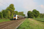 National Express 462 004 fährt als RRX der Linie RE5 von Koblenz Richtung Wesel durch Bornheim an der linken Rheinstrecke. (02.05.2022)