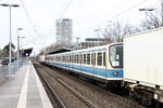 Überführung zweier Typ B-Einheiten der Münchner U-Bahn // Bonn UN-Campus // 1. März 2024