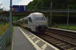 460 006-0 bei der Einfahrt in Hirzenach.....mit seinem Anhang.20.7.2014
