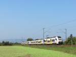 460 013+460 xxx waren am 3. Oktober 2014 als MRB25330 auf der Linie MRB32 von Mainz nach Koblenz unterwegs. 