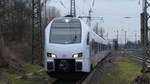 Ein RE2 nach Koblenz durchfährt den Bahnhof Mainz-Bischofsheim. Aufgenommen am 8.1.2018 15:41