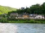 Der Bahnhof von Niederheimbach an der KBS 471 zwischen Mainz und Koblenz; 07.07.2012