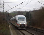 Der ICE3 NS aus Frankfurt am Main nach Brüssel-Süd(B) und kommt aus Köln-Ehrenfeld,Kerpen,Horrem,Buir,Merzenich,Düren,Langerwehe,Eschweiler-Hbf,Stolberg-Hbf(Rheinland) und