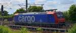 SBB Cargo Re 482 002-3 durcheilt auf der Fahrt von Aachen nach Kln den Bahnhof Horrem.