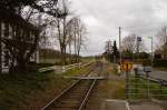 Blick vom HP Paffendorf in Richtung Glesch....interssant istal der hauseigene Bahnübergang sowohl für Füßgänger weiter hinten der für Fahrzeuge.