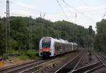 RRX 462 033 macht eine Testfahrt von Aachen-Hbf nach Düsseldorf-Hbf und kommt aus Richtung Aachen-West und fährt durch Kohlscheid und fährt in Richtung Herzogenrath,Mönchengladach.