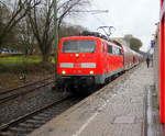 111 096 DB kommt mit dem RE4 von Dortmund-HBf nach Aachen-Hbf und kommt aus Richtung