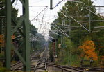 Ein Blick auf die Bahnstrcke Aachen-Mönchengladbach.