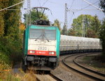 Die Cobra 2830 kommt mit einem Kalkleerzug aus Millingen(D) nach Yves-Gomezee(B) und kommt Richtung Mönchengladbach-Hbf,Rheydt-Hbf,Wickrath,Beckrath,Herrath und fährt durch Erkelenz in