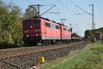 Die obligatorischen 151ziger mit leeren Coilwagen drfen natrlich auch nicht fehlen am Sonntag den 7.10.2018