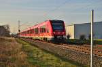 620 512 samt dem 622 518 als Dienstfahrt bei Allerheiligen gen Köln fahrend am heutigen Montag den 14.3.2016