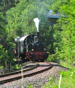 Lok  Waldbrl  am 29.5.2011 auf der Wiehltalbahn.