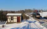 Am 27.01.17 fuhr noch der RE Ersatzverkehr (MRB).